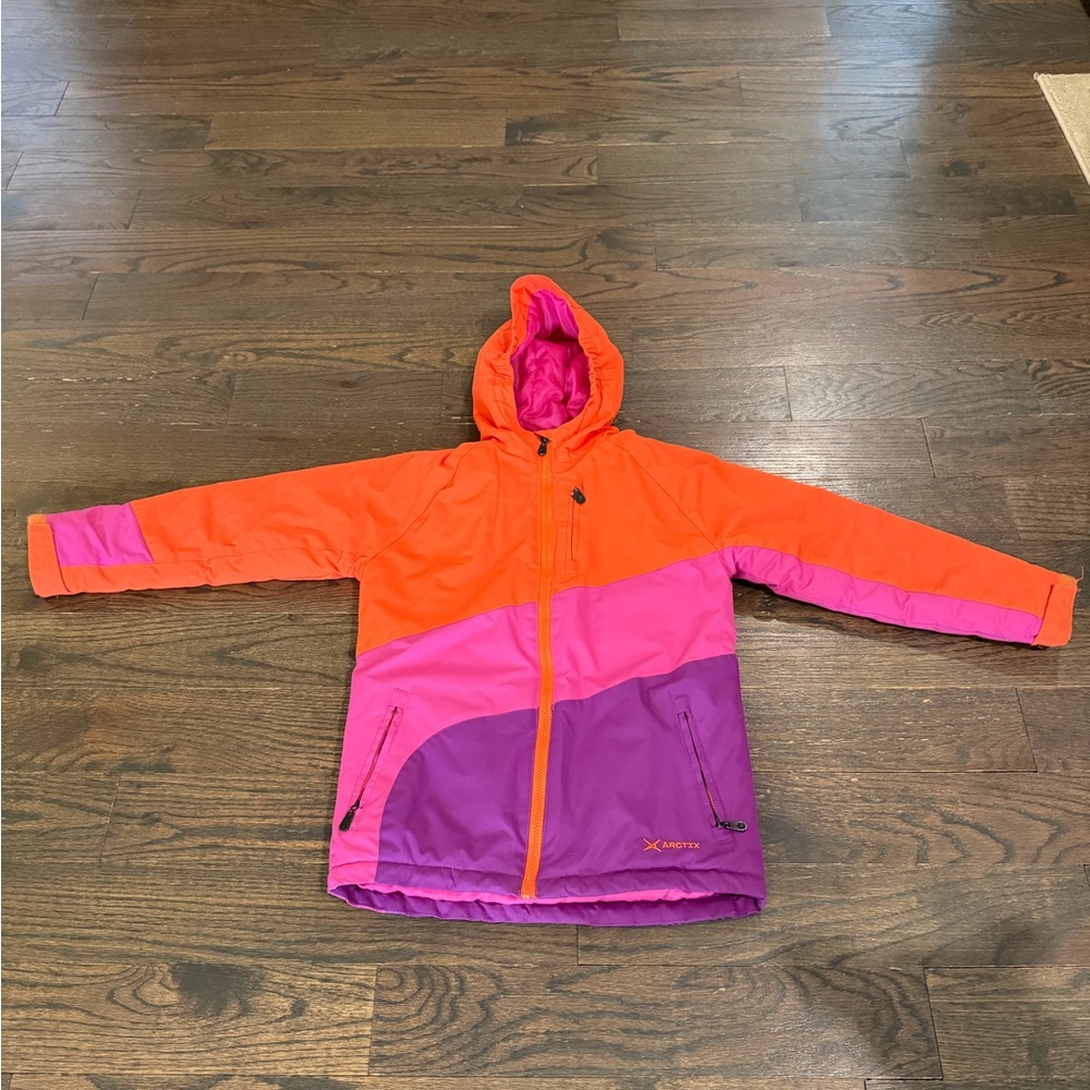 Girl’s Arctix Ski Jacket - Pink/Orange/Purple